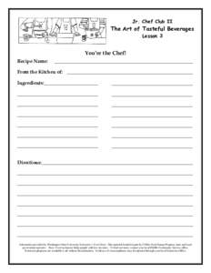 Microsoft Word - A7 L3 Worksheet - Recipe Card Template.doc