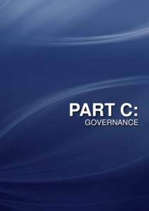 ANNUAL REPORT FOR[removed]FINANCIAL YEAR - VOTE 25: DEPARTMENT OF POLICE  PART C: GOVERNANCE  SOUTH AFRICAN POLICE SERVICE