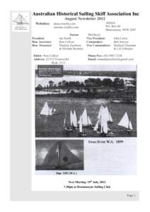 Watercraft / Sailing / Moth / Skiff / 18ft Skiff / Historical 10 foot skiffs / Olympic sports / Dinghies / Sports