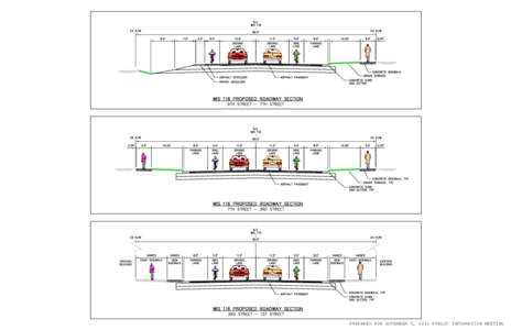 STH 116, Winneconne, Nov 5, 2014 Public Information Meeting, typical sections display