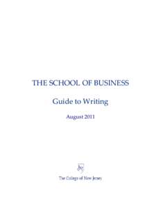 Microsoft Word - Writing Guide 2011 DRAFT August 22.doc