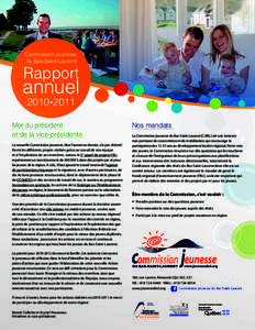 Commission jeunesse du Bas-Saint-Laurent Rapport  annuel