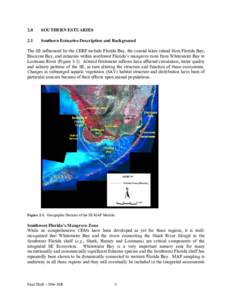 2.0  SOUTHERN ESTUARIES 2.1