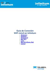 Guía de Conexión WiFi móvil en Infinitum    