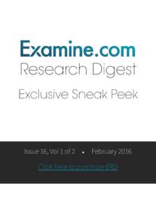 Research Digest Exclusive Sneak Peek Issue 16, Vol 1 of 2   ◆ 