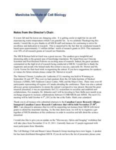 Microsoft Word - Notes from the Director October 2011.docx