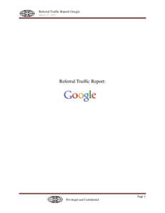 Referral Traffic Report| Google March 17, 2011 Referral Traffic Report:  Page 1