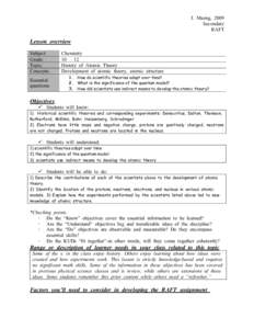 Pedagogy / Educational psychology / Educational technology / Science / Geiger–Marsden experiment / Scientist / Jigsaw / Rubric / Education / Knowledge / Learning