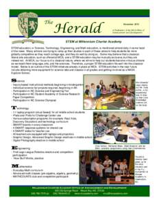 The  Herald November 2012 A Publication of the MCA Office of