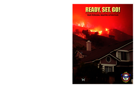 READY, SET, GO! Residential Safety Checklist Tips To Improve Family and Property Survival During A Wildfire Home
