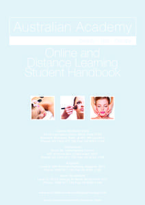Australian Academy beauty - spa - therapy Online and Distance Learning Student Handbook