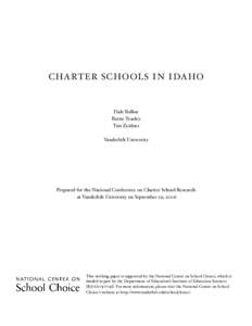 Microsoft Word - Charter Schools in Idaho- Ballou.doc