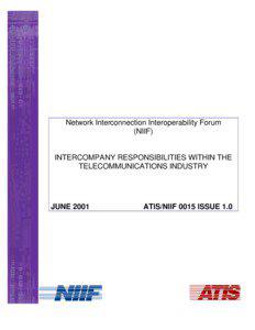 Network Interconnection Interoperability Forum (NIIF)