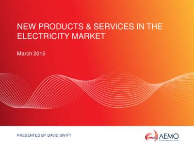 New products & services in the electricity market