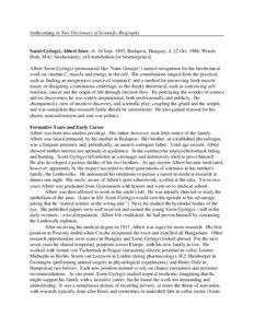 Vitamin C / Coenzymes / Organic acids / University of Szeged / Albert Szent-Györgyi / Citric acid cycle / Ascorbic acid / Scurvy / Norman Haworth / Chemistry / Biology / Biochemistry