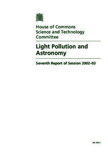 Microsoft Word - Light Pollution and Astronony Final Report.doc