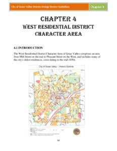 Microsoft Word - CHAPTER FOUR West Residential District Character Area