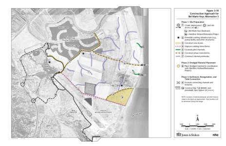 Figure 3-10 Construction Approach for Bel Marin Keys Alternative 3 37