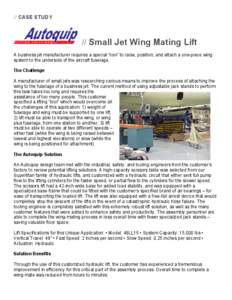 Microsoft Word - Autoquip_Small_Jet_Wing_Mating_Lift.doc