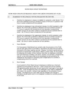 Management / Employment / Labour relations / Business law / Labor history / Fair Labor Standards Act / Overtime / Salary / Employment compensation / Human resource management / Working time