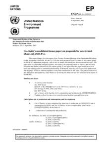 UNITED NATIONS EP UNEP/OzL.Pro.19/INF/4