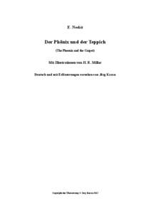 E. Nesbit  Der Phönix und der Teppich (The Phoenix and the Carpet)  Mit Illustrationen von H. R. Millar