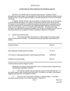 Chemical warfare / VX / Gas chromatography–mass spectrometry / Analytical chemistry / AutoAnalyzer / Chemistry / Chromatography / Laboratory techniques