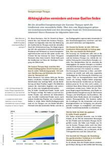 Energiestrategie Thurgau  Abhängigkeiten vermindern und neue Quellen finden Bei der aktuellen Energiestrategie des Kantons Thurgau spielt die Geothermie eine wesentliche Rolle. Über den vom Regierungsrat gefassten Grun