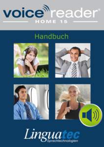 Linguatec Voice Reader Home 15  1 Inhaltsverzeichnis 1.