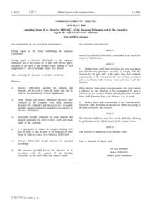 Europe / Directive on intra-EU-transfers of defence-related products / Indicative limit value / European Union directives / European Union / Law