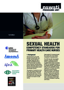 Sexually transmitted disease / Nursing / Health care provider / Health care / Midwifery / General practitioner / Australian Nursing Federation / Health informatics / Family Planning Queensland / Medicine / Health / Human sexuality