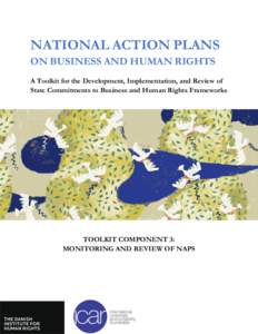 NATIONAL ACTION PLANS ON BUSINESS AND HUMAN RIGHTS A Toolkit for the Development, Implementation, and Review of State Commitments to Business and Human Rights Frameworks  TOOLKIT COMPONENT 3: