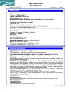 Page 1/9 Safety Data Sheet acc. to OSHA HCS