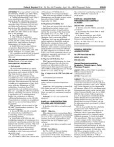 Federal Register / Vol. 70, No[removed]Tuesday, April 12, [removed]Proposed Rules You may submit comments, identified by DFARS Case 2003–D025, using any of the following methods: • Federal eRulemaking Portal: http:// www