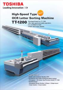 New!  High-Speed Type OCR Letter Sorting Machine  TT-1200