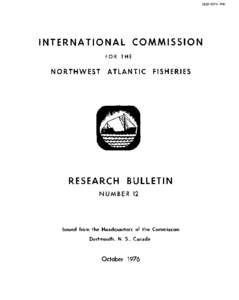 ISSNINTERNATIONAL COMMISSION FOR THE  NORTHWEST ATLANTIC FISHERIES
