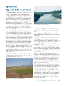 Appendices Appendix A: Notes on Basins The following matterial is taken from Wolf et al[removed]Amazon — Three sections of the boundary between Ecuador and Peru have been in dispute. The areas cover over 324,000 km2 a