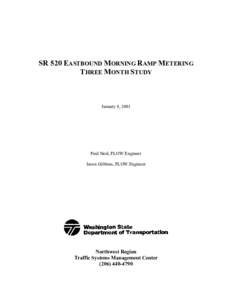 Road transport / Ramp meter / Montlake /  Seattle / Sustainable transport / Traffic congestion / Washington State Route 520 / Traffic flow / Lake Washington Boulevard / Traffic light / Transport / Land transport / Traffic signals