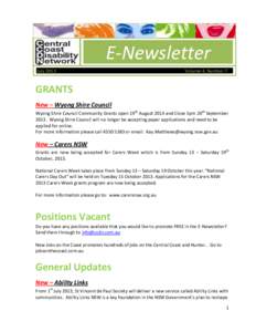 info  E-Newsletter JulyVolume 4, Number 7