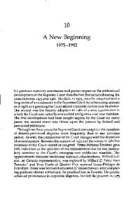 10 A New Beginning[removed]No previous statutory enactments had greater impact on the institutional development of the Supreme Court than the two that occurred during the