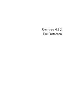 Section 4.12 Fire Protection Subsequent Environmental Impact Report