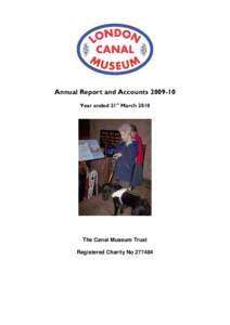 The Waterways Trust / Inland Waterways Association / Trust law / Charitable organization / Law / Transport in the United Kingdom / London Canal Museum