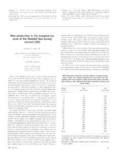 Hellebust, J.A., and J. LewinHeterotrophic nutrition. In D. Werner (Ed.), The biology of diatoms. Los Angeles: University of California Press. McConville, M.JChemical composition and biochemistry of sea i