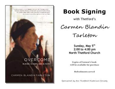 Book Signing with Thetford’s