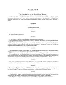 Microsoft Word - A02 - Act XX of 1949 on the Constitution.doc