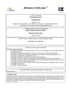 Alternative education / National Qualifications Framework / Diploma / Vocational university / Vocational school / Education / Vocational education / Academic degrees