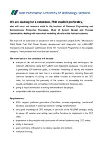 Chemical engineering / Energy conversion / Fuel cell / Hydrogen economy / Solid oxide fuel cell / Process engineering / Computer / Technology / Energy / Chemistry