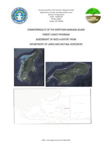 Commonwealth of the Northern Mariana Islands Department of Lands and Natural Resources Division of Agriculture CNMI - FORESTRY PO BoxSaipan, MP 96950