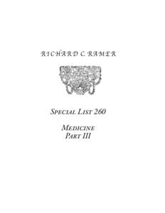 special list 260 R I C H A R D C. R A M E R