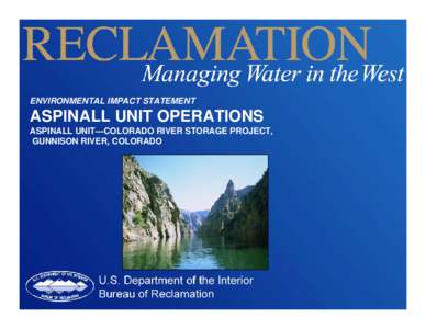 Colorado River Storage Project / Colorado River / Selenium / Gunnison River / Black Canyon / Canyon / Geography of the United States / Colorado counties / Geography of Colorado